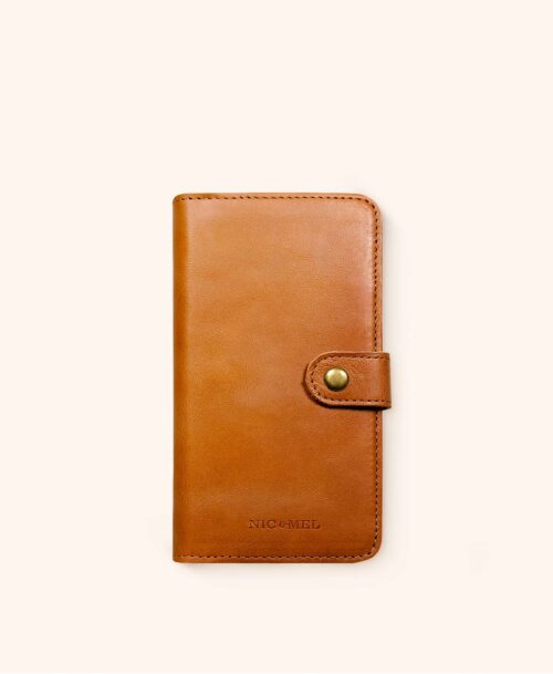 Andrew cognac wallet iphone 12 Mini
